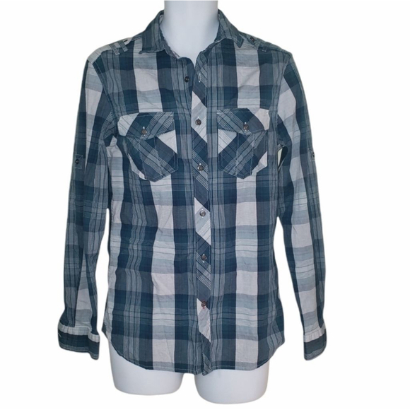 ROCK & Republic Casual Roll-Sleeve Shirt - Men's - Picture 1 of 6